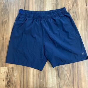 Men’s XL Layer 8 Qwick-Dry Navy Blue Athletic Shorts